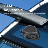 10.36 inch Trucks Electronic Rear-View Mirror Digital HD Wired Touchscreen with BSD DVRs, without Memory Card, with 64GB Memory Card
