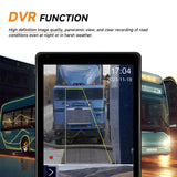 10.36 inch Trucks Electronic Rear-View Mirror Digital HD Wired Touchscreen 2 in 1 Set with BSD DVRs