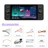 5 inch Single Din Android 15 Center Console CarPlay Car Video Navigation, Standard, Standard+Reversing Camera+Mic