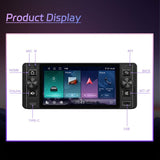 5 inch Single Din Android 15 Center Console CarPlay Car Video Navigation, Standard, Standard+Reversing Camera+Mic