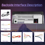 5 inch Single Din Android 15 Center Console CarPlay Car Video Navigation, Standard, Standard+Reversing Camera+Mic