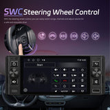 5 inch Single Din Android 15 Center Console CarPlay Car Video Navigation, Standard, Standard+Reversing Camera+Mic