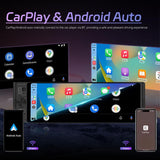 Universal 6.28 inch Single-DIN Car Center Console Display with CarPlay & Android Auto Function, Standard, with AHD Camera + Microphone