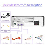Universal 6.28 inch Single-DIN Car Center Console Display with CarPlay & Android Auto Function, Standard, with AHD Camera + Microphone