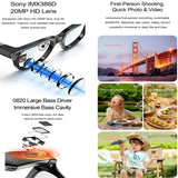 W660 Smart AI Glasses with 20MP HD Camera, BT Call, Video Recording, WiFi Transmission, Al Smart Voice Assistant, Anti Blue Light Lens, Sunglasses, Photochromic