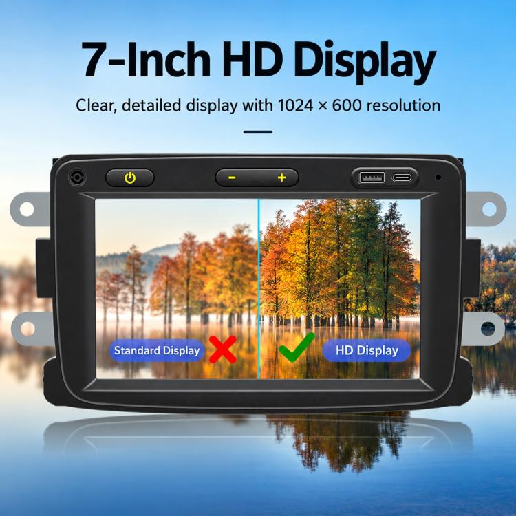 7" Car MP5 Player Wireless Central Control Smart Screen – Renault Dacia 2016–2018