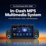 7 inch Car MP5 Player Wireless Central Control Smart Screen for Fiat Panda 2013-2020, For Fiat Panda 2013-2020