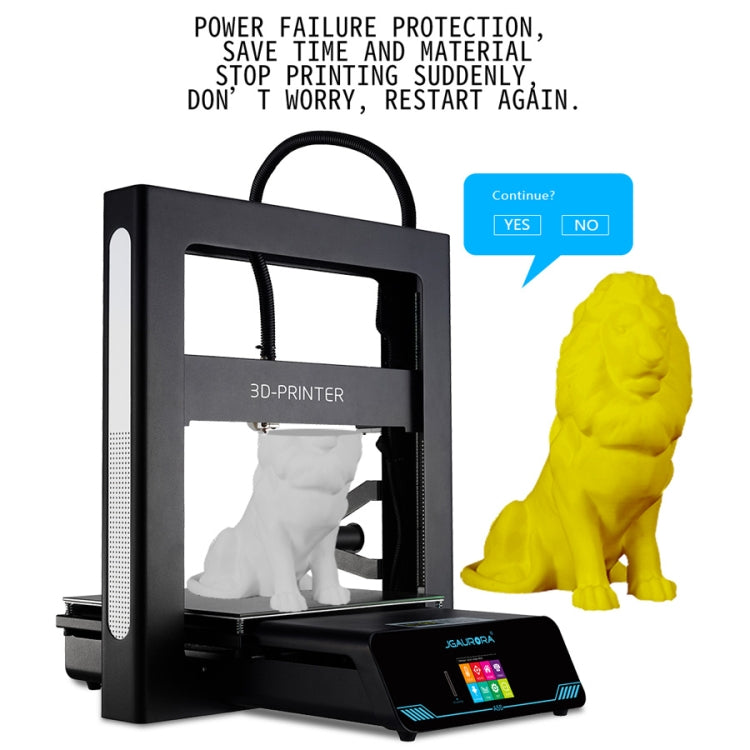 JGAURORA A5S Desktop High Precision Metal Plate Frame Three-Dimensional Physical 3D Printer, JGAURORA A5S