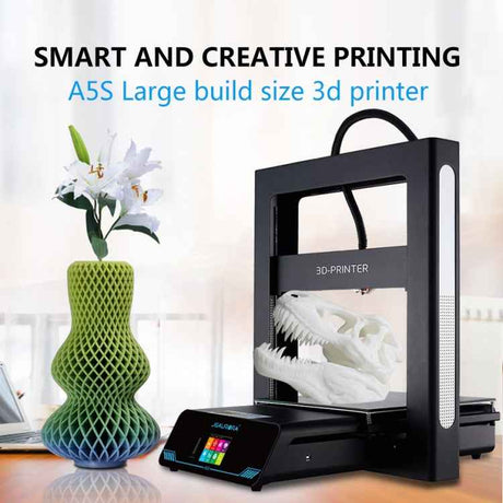 JGAURORA A5S Desktop 3D Printer – High-Precision Metal Plate Frame, 3D Printing