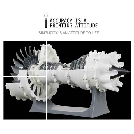 JGAURORA A5S Desktop 3D Printer – High-Precision Metal Plate Frame, 3D Printing