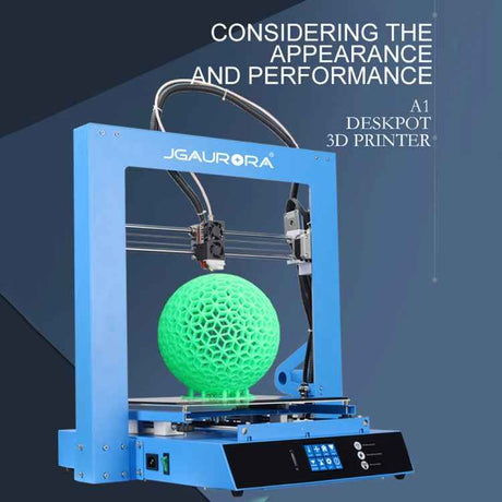 JGAURORA A1 Desktop 3D Printer – High-Precision Metal Plate Frame