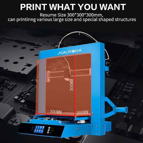 JGAURORA A1 Desktop 3D Printer – High-Precision Metal Plate Frame