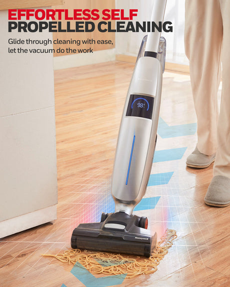 Honeywell FC15 Cordless Floor Cleaner - 3-in-1 Vacuum, Scrub & Wash for Hard Floors - LYDARZ