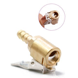 Conector de válvula de neumático de 6 mm - Abrazadera de clip para bomba de inflado de neumáticos de coche