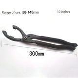 12 Inch Oil Filter Wrench Plier for Car Repairing – Dedicated Clamp Filter Grease Tool