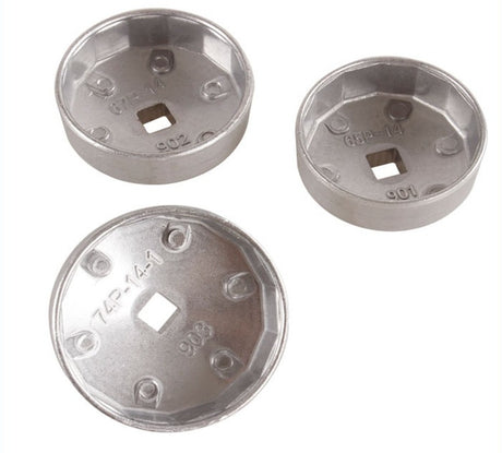 901 65mm 14 Flute Aluminum Oil Filter Wrench Socket Remover Tool for Camry / Nissan Bluebird / Toyota - LYDARZ