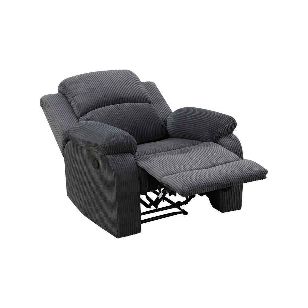 LYDARZ Multifunctional Corduroy Recliner Chair - 115°-160° Adjustable, Ergonomic & Heavy-Duty