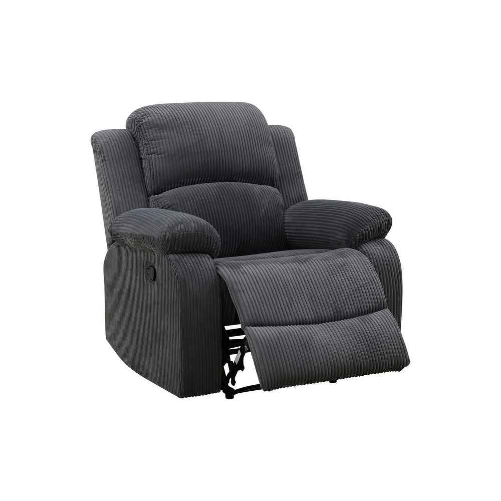LYDARZ Multifunctional Corduroy Recliner Chair - 115°-160° Adjustable, Ergonomic & Heavy-Duty