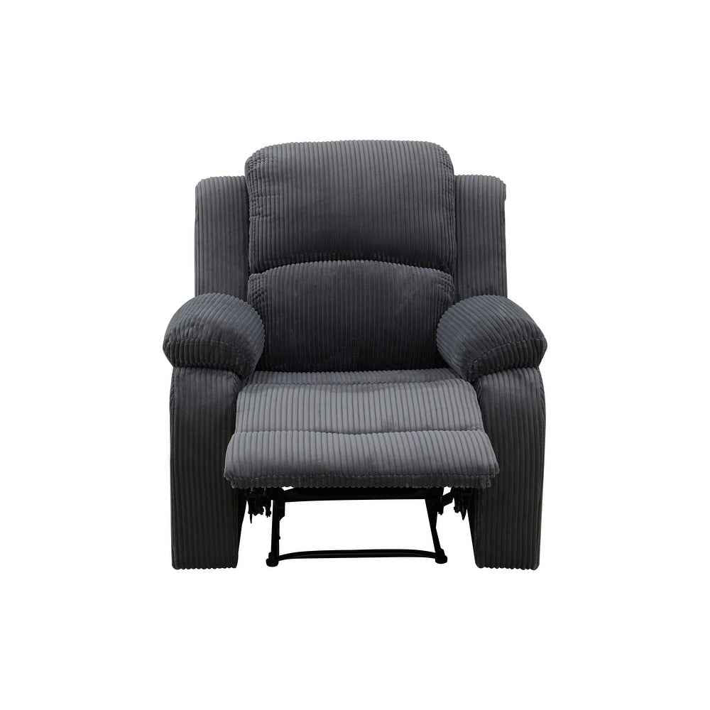 LYDARZ Multifunctional Corduroy Recliner Chair - 115°-160° Adjustable, Ergonomic & Heavy-Duty