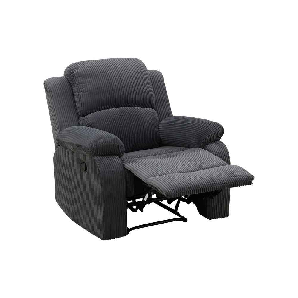 LYDARZ Multifunctional Corduroy Recliner Chair - 115°-160° Adjustable, Ergonomic & Heavy-Duty