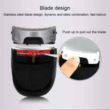 HJ-2019 Men Electric Shaver Fader Self-help Hair Clipper with Cloth + Sponge + Spare Cutter Head, Standard Version, CN Plug, with Cloth + Sponge + Spare Cutter Head