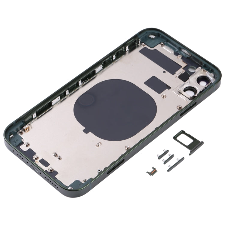Frosted Green Back Housing Frame for iPhone 11 - Premium Imitation of iPhone 13 Pro Design