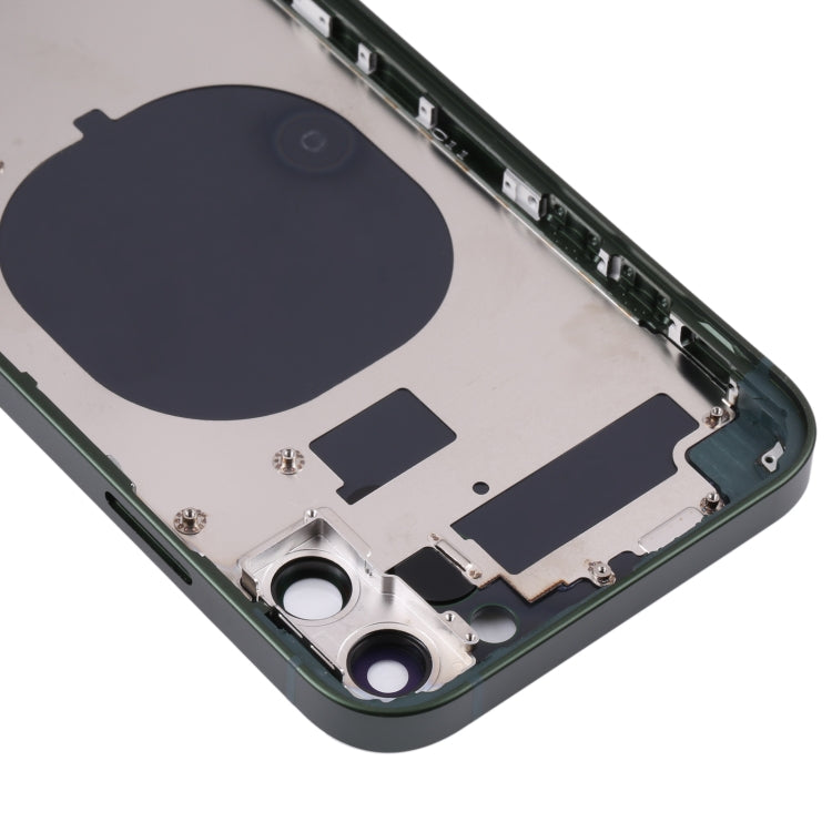 Frosted Green Back Housing Frame for iPhone 11 - Premium Imitation of iPhone 13 Pro Design