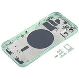 Premium White Back Housing iPhone 12 with SIM Card Tray, Side Keys & Camera Lens