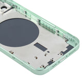 Premium White Back Housing iPhone 12 with SIM Card Tray, Side Keys & Camera Lens