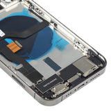 iPhone 12 Pro Battery Back Cover Assembly with Buttons, Speaker, Camera Lens, Charging Port & Wireless Module (Black/Gold)