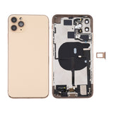 iPhone 11 Pro Battery Back Cover Assembly with Side Keys, Charging Port, Camera Lens & More