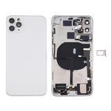 iPhone 11 Pro Battery Back Cover Assembly with Side Keys, Charging Port, Camera Lens & More