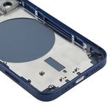 Premium Back Housing Cover for iPhone 12 Mini with SIM Tray, Side Keys & Camera Lens - Available in Green & Purple