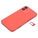 Tapa trasera de batería para iPhone 12 Mini con teclas laterales, bandeja para tarjetas, cable flexible de encendido y volumen, módulo de carga inalámbrica de repuesto