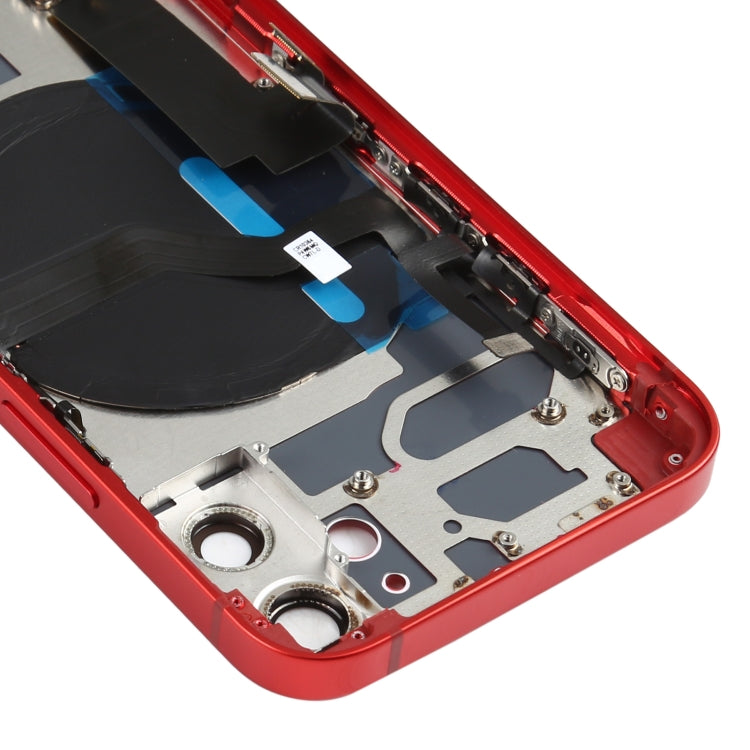Carcasa trasera de batería para iPhone 12 Mini con altavoz, lente de cámara, botones, puerto de carga y módulo inalámbrico para un rendimiento óptimo.