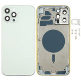 iPhone 12 Pro Max Back Housing Cover with SIM Card Tray, Side Keys, and Camera Lens - Replacement Part