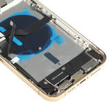 Conjunto de tapa trasera de batería para iPhone 12 Pro Max con componentes clave, botones, lente de la cámara, puerto de carga y más