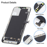 Pantalla OLED GX Soft para iPhone 12 Pro Max: repuesto premium