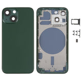 Back Housing Cover with SIM Card Tray & Side  Keys & Camera Lens for iPhone 13 Mini, For iPhone 13 Mini