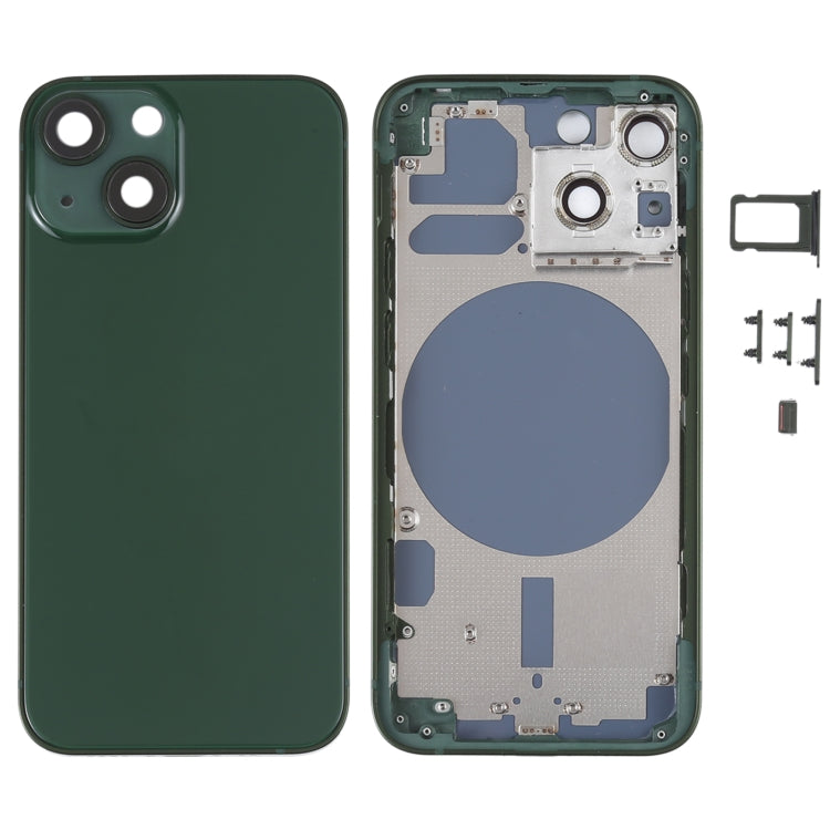 Carcasa trasera con bandeja para tarjeta SIM, teclas laterales y lente de cámara para iPhone 13 Mini - Carcasa trasera para iPhone 13 Mini