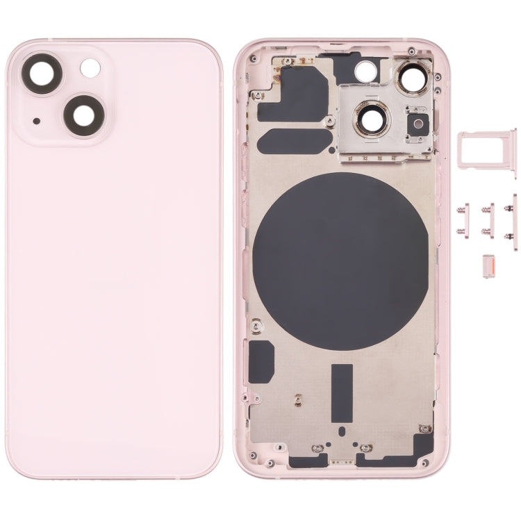 Carcasa trasera con bandeja para tarjeta SIM, teclas laterales y lente de cámara para iPhone 13 Mini - Carcasa trasera para iPhone 13 Mini