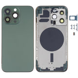 Carcasa trasera de repuesto para iPhone 13 Pro con bandeja para tarjeta SIM, teclas laterales y lente de cámara