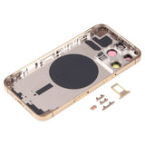 Carcasa trasera de repuesto para iPhone 13 Pro con bandeja para tarjeta SIM, teclas laterales y lente de cámara