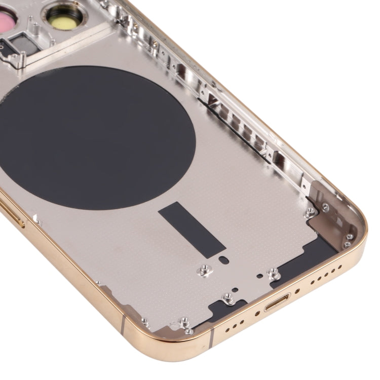 Carcasa trasera de repuesto para iPhone 13 Pro con bandeja para tarjeta SIM, teclas laterales y lente de cámara