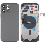 iPhone 13 Pro Max Battery Back Cover with Side Keys, Card Tray, Power & Volume Flex Cable, and Wireless Charging Module (Assembly)