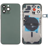 iPhone 13 Pro Max Battery Back Cover with Side Keys, Card Tray, Power & Volume Flex Cable, and Wireless Charging Module (Assembly)