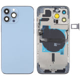 iPhone 13 Pro Max Battery Back Cover with Side Keys, Card Tray, Power & Volume Flex Cable, and Wireless Charging Module (Assembly)