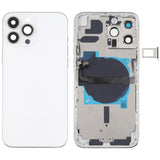 iPhone 13 Pro Max Battery Back Cover with Side Keys, Card Tray, Power & Volume Flex Cable, and Wireless Charging Module (Assembly)