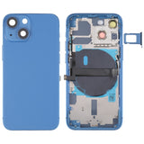 iPhone 13 Mini Battery Back Cover Assembly with Side Keys, Card Tray, Power/Volume Flex Cable & Wireless Charging Module