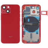 iPhone 13 Mini Battery Back Cover Assembly with Side Keys, Card Tray, Power/Volume Flex Cable & Wireless Charging Module